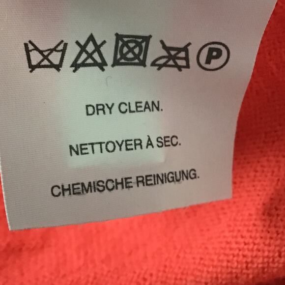 J. Crew Merino Wool Turtleneck Sweater Side Slits Relaxed Coral Pink sz S Barbie - Picture 10 of 11